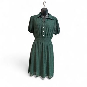 Elegant Green Midi Dress